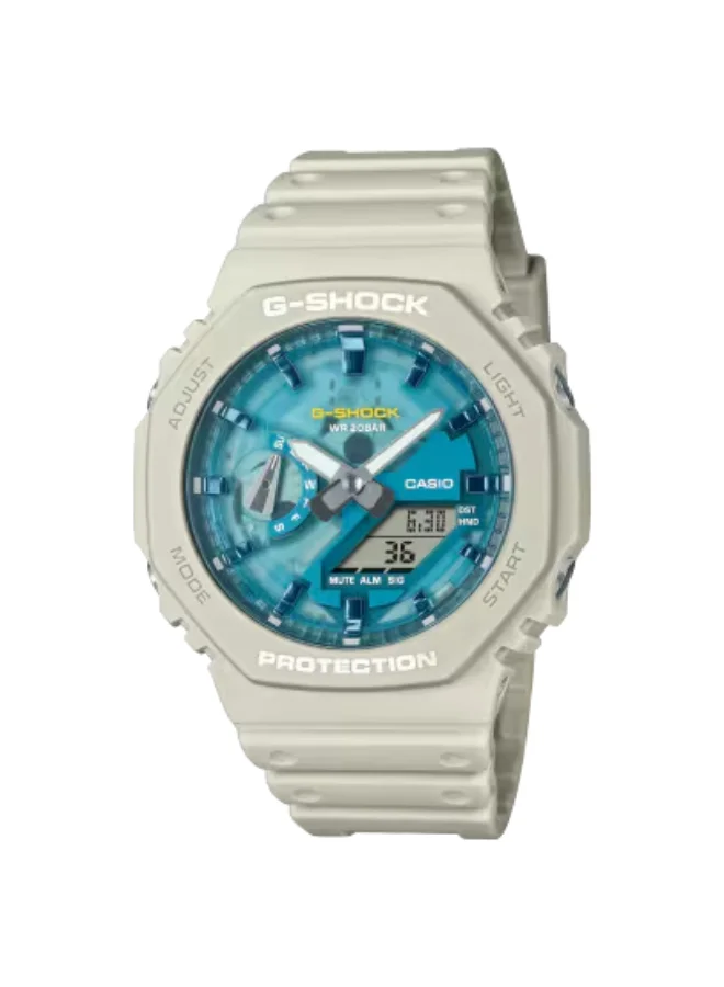 G-SHOCK Men's Resin Analog-Digital Watch GA-2100AS-5ADR - 45.4 mm